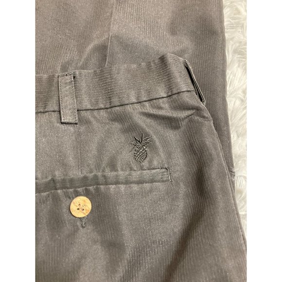 Cubavera Mens Dress Pants 36X30 Pleated Front Formal Straight Fit Black Trousers - Picture 5 of 11